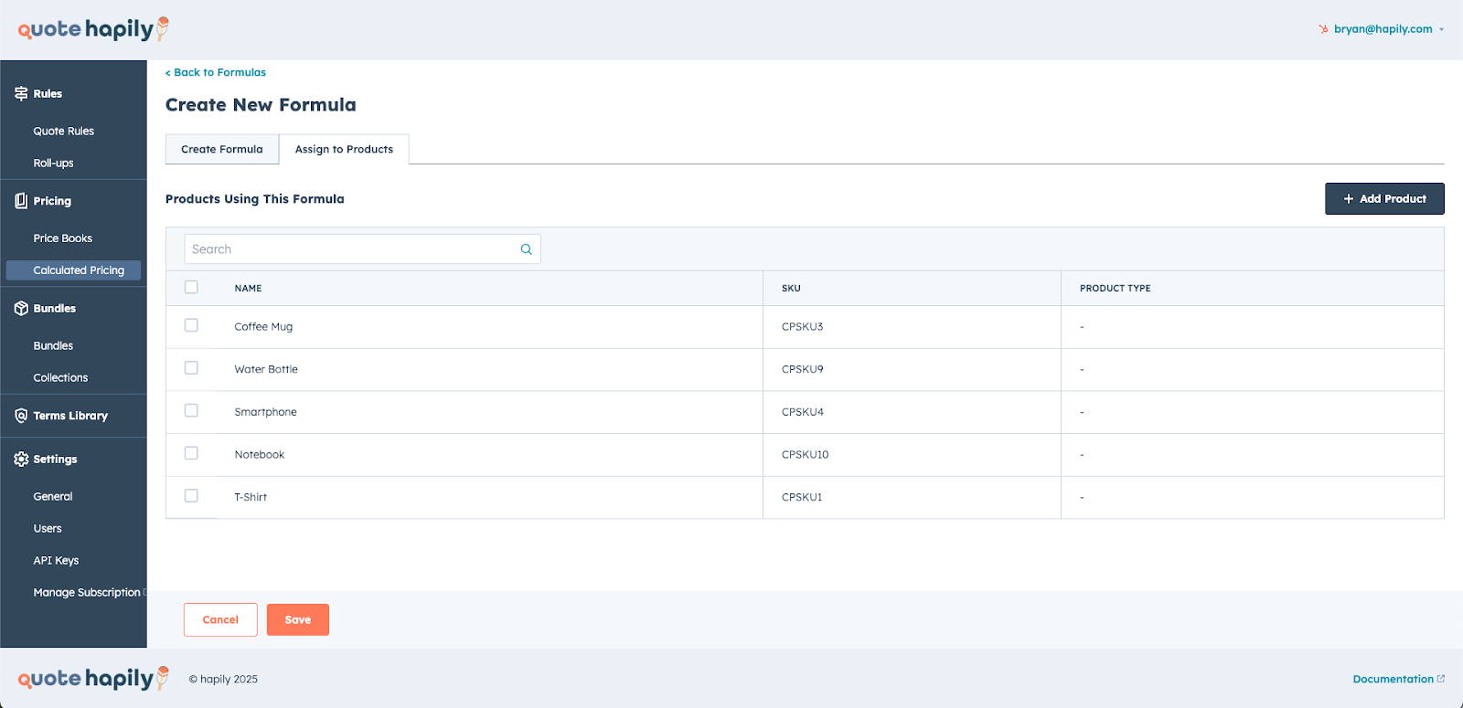 min margin req - tariffs